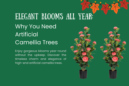 Elegant Blooms All Year: Why You Need Artificial Camellia Trees