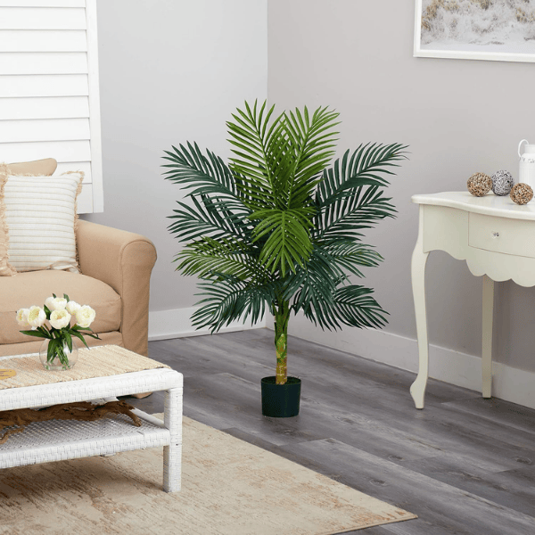 4FT Artificial Golden Cane Palm Tree