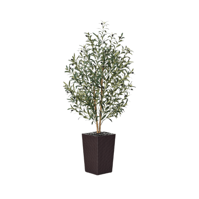 Artificial Olive Tree 5FT Faux Olive Tree with Adjustable Branches