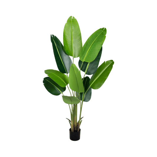 Artificial Bird of Paradise Plant 5.2Ft Fake Tropical Palm Tree