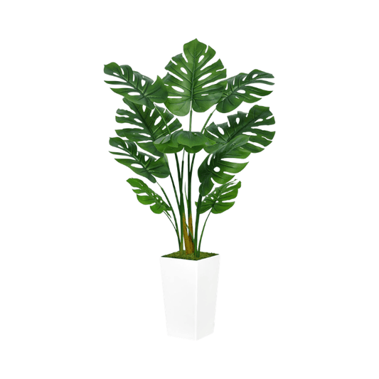 5FT Artificial Monstera Deliciosa Tree – Large Realistic Swiss Cheese Floor Plant