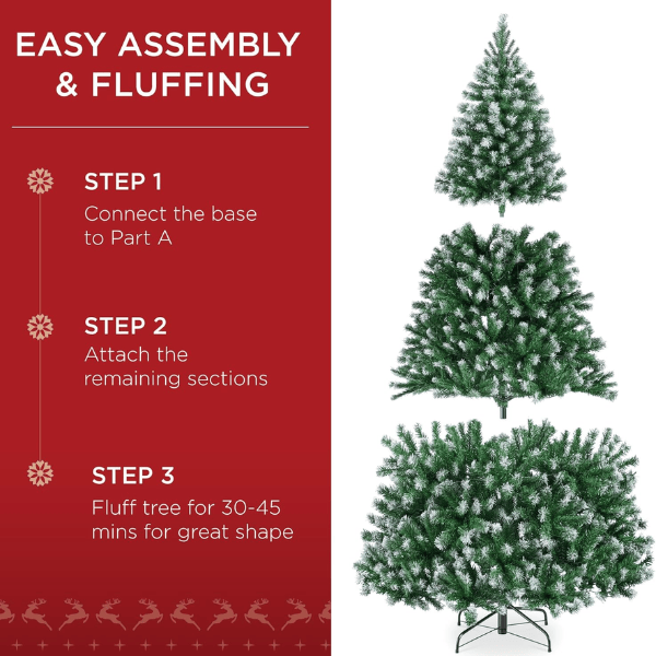 Traditional Prelit Artificial Christmas Tree
