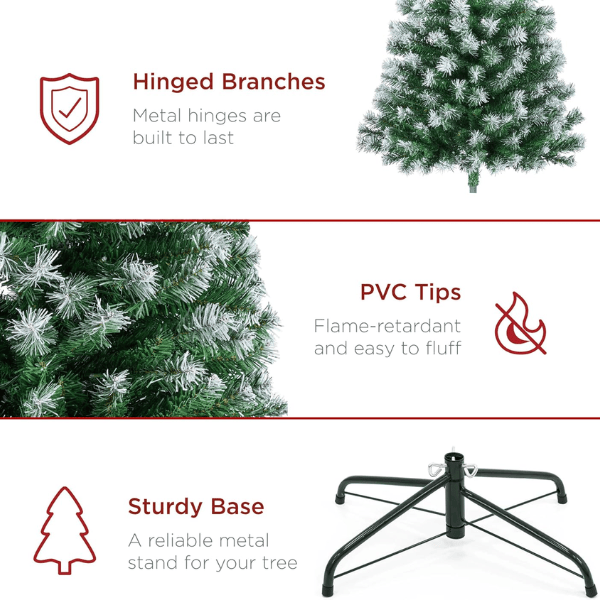 Traditional Prelit Artificial Christmas Tree