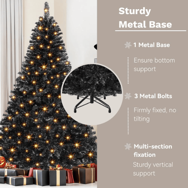 Traditional Prelit Artificial Christmas Tree