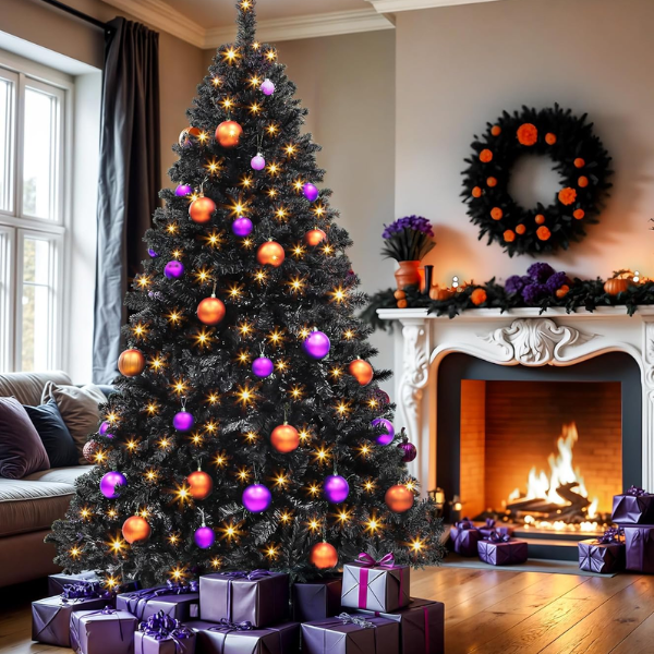 Traditional Prelit Artificial Christmas Tree