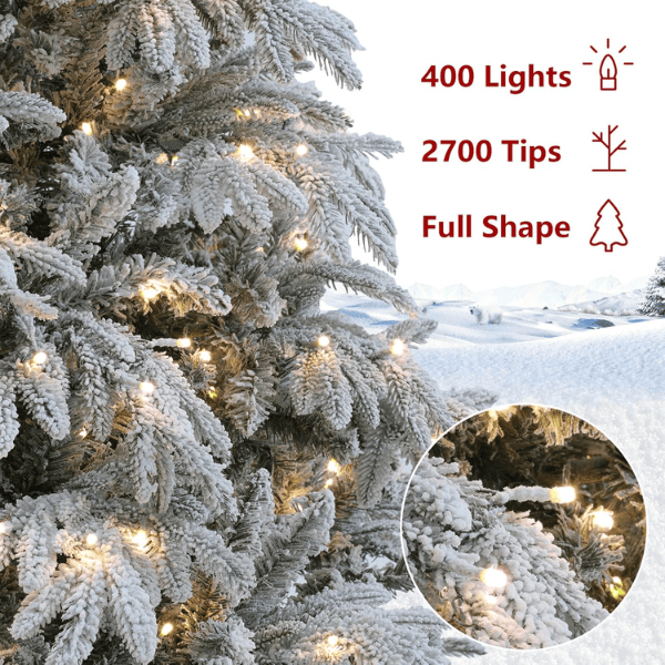Traditional Prelit Artificial Christmas Tree