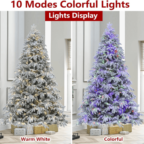 Traditional Prelit Artificial Christmas Tree