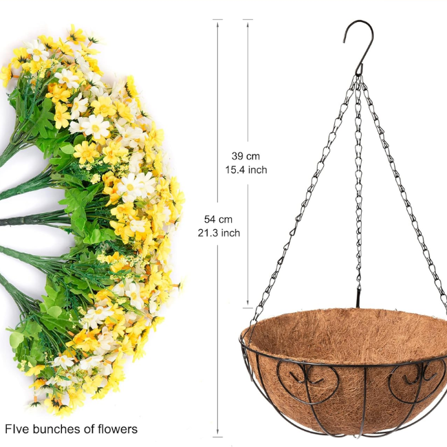 Artificial Hanging Daisy Flower