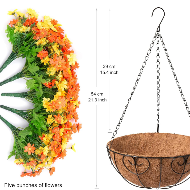 Artificial Hanging Daisy Flower