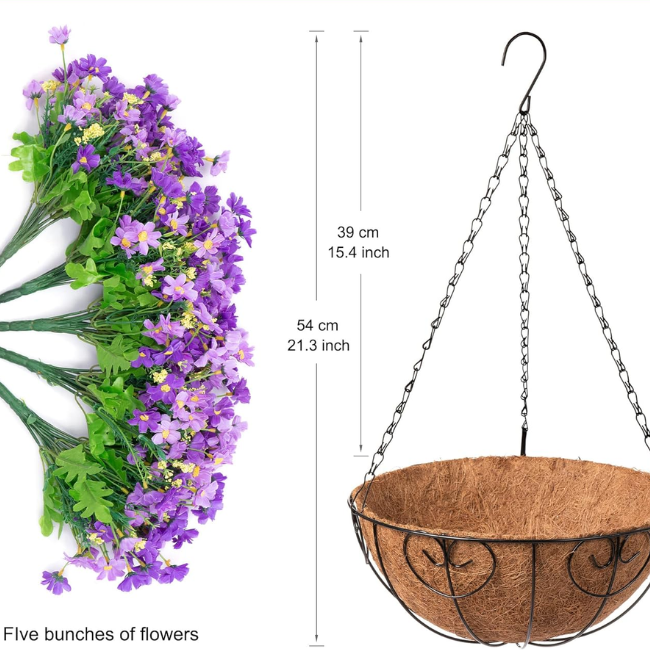 Artificial Hanging Daisy Flower