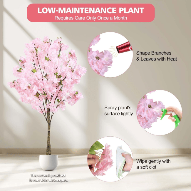 Pink Cherry Blossom Artificial Tree
