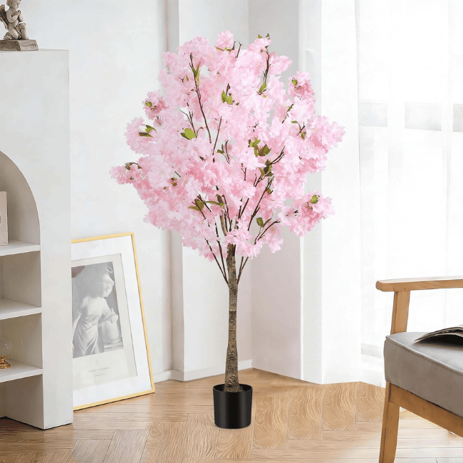 Pink Cherry Blossom Artificial Tree