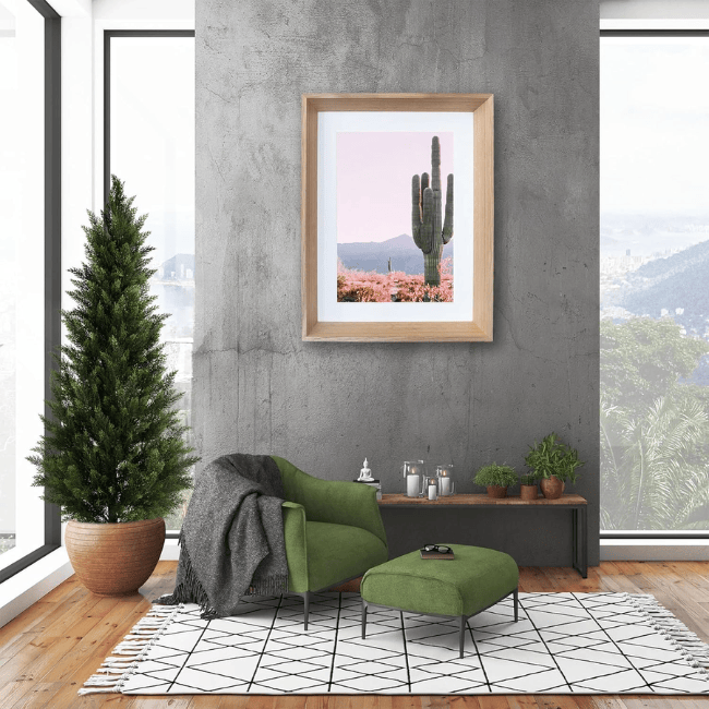 Realistic Outdoor Artificial Cedar Topiary – UV-Resistant Faux Evergreen Shrub