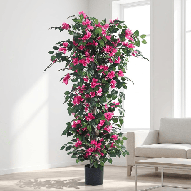 Realistic Artificial Bougainvillea Tree – Vibrant Silk Floral Plant