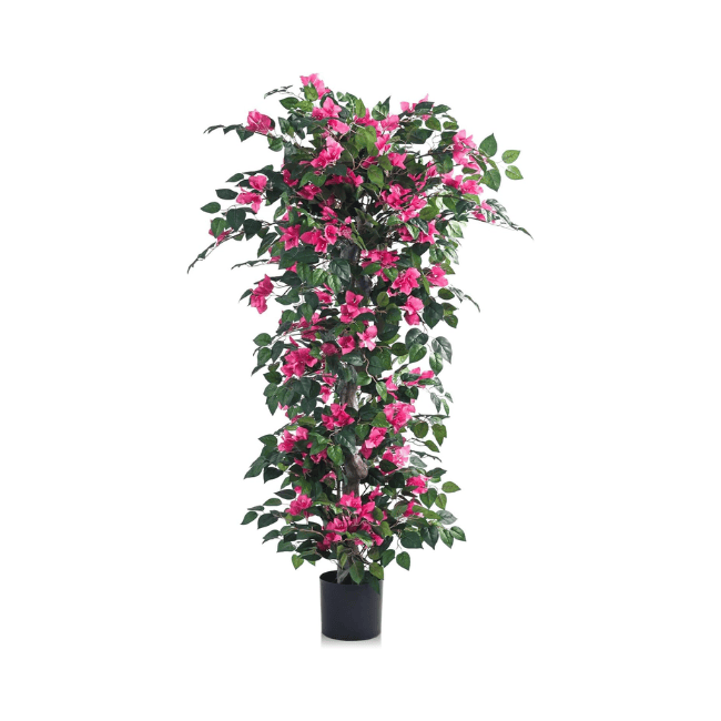 Realistic Artificial Bougainvillea Tree – Vibrant Silk Floral Plant
