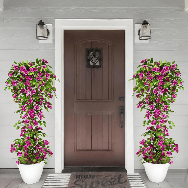 Realistic Artificial Bougainvillea Tree – Vibrant Silk Floral Plant